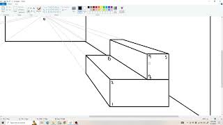 Membuat Gambar Perspektif 1 titik Hilang  Tugas 1 [upl. by Schober]