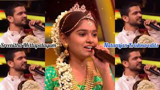 Minsara poove song shreenitha performance supersingerjuniors9 trending vijaytelevision [upl. by Yerd]