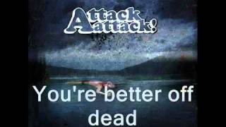 Attack Attack  AC130 Lyrics [upl. by Seaddon988]