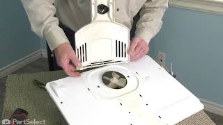 Frigidaire Refrigerator Repair  How to Replace the Evaporator Fan Motor [upl. by Narcissus146]