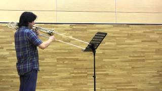 Suite for Solo Trombone 無伴奏トロンボーンのための組曲 [upl. by Aierbma15]