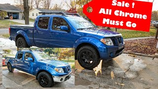 Nissan Frontier Bumper Installation And Conversion From Chrome To Plastic [upl. by Sheepshanks]