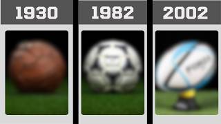 Evolution of FIFA World Cup Ball [upl. by Yeliac880]