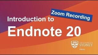 Introduction to Endnote 20 [upl. by Mordy]