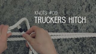 Knots Tutorial 09 Truckers Hitch [upl. by Neiluj]