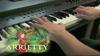 Ariettys Theme The Secret World of Arrietty 2 Pianos [upl. by Ylyl]