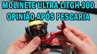 MOLINETE ULTRA LIGHT 300 MINHA OPINIÃO APÓS PESCARIA [upl. by Tenrag864]