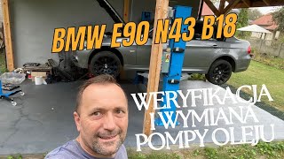 BMW E90 weryfikacja i wymiana pompy oleju [upl. by Boru36]