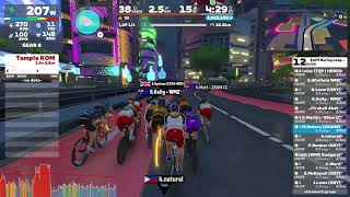 Zwift  Race Zwift Racing League  Open OCEANIA Western Division 1 D on Turf N Surf in Makuri [upl. by Lativa562]