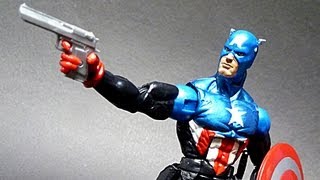 BUCKY CAP CAPTAIN AMERICA Marvel Legends Arnim Zola Series 2 Review [upl. by Larcher81]