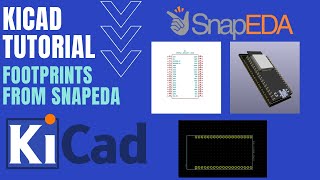 KiCad Tutorial  How to Import Footprints and Symbols from SnapEDA [upl. by Haleemak380]