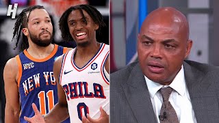 Inside the NBA reacts to 76ers vs Knicks Game 5 Highlights [upl. by Kyriako]