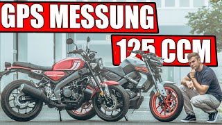 YAMAHA MT 125ccm VS YAMAHA XSR 125 ccm [upl. by Lebazi]