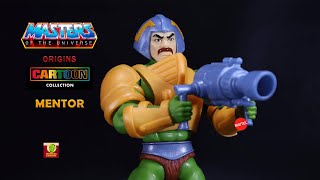 Mentor Masters Of The Universe Origins Man At Arms Cartoon Collection Mattel Action Figure Review [upl. by Bradly659]