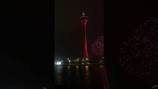 Welcome 2020 new year countdown at macau tower [upl. by Namhcan]