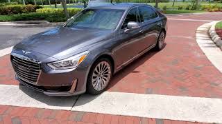 2017 Genesis G90 Ultimate AWD Gray DRIVELUX [upl. by Brand926]