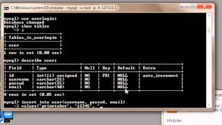 MySQL Tutorial for Beginners  2  Adding Data to Tables in a Database [upl. by Llennod]