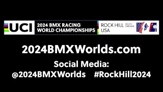 2024 UCI BMX Racing World Championships  Rock Hill SC Teaser [upl. by Marta407]