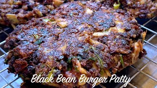 how to make BLACK BEAN BURGERS Without Eggs [upl. by Avruch]