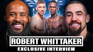 ROBERT WHITTAKER on KHAMZAT CHIMAEV ADESANYA vs DDP PREDICTION  EXCLUSIVE INTERVIEW [upl. by Magas]