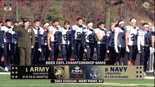 Highlights Navy Sprint Football vs Army 2023 CSFL Championship [upl. by Docilla]