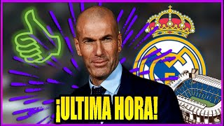 ¡LO ACABAN DE CONFIRMAR ¡NADIE LO ESPERABA ¡BOMBAZO CON ZIDANE  NOTICIAS DEL REAL MADRID HOY [upl. by Tali]