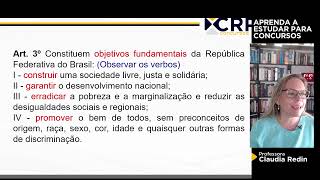 CONSTITUIÇÃO FEDERAL Princípios Fundamentais Artigos 1° ao 4° [upl. by Lleral21]