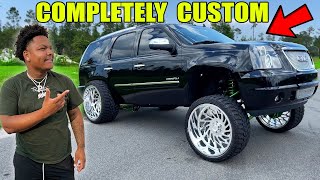 2010 GMC Yukon on BAGS 26x16s  Tahoe on MAXTRAC LIFT KIT Lifted Squatted Truck [upl. by Adnalay]