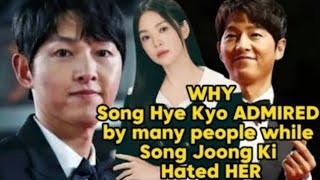 SONG HYE KYO ADMIRED BY MANY PEOPLE WHILE SONG JOONG KI HATES HIS EXWIFE [upl. by Ahsikam584]