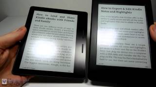 Kindle Oasis vs Kindle Paperwhite Comparison Review [upl. by Harwin]