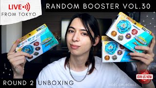 WIND KNIGHT Round 2 Unboxing LIVE  Random Booster 30 Beyblade Burst [upl. by Acnoib]