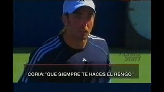 Nicolas Massu vs Guillermo Coria PELEA Us Open 2005 como nunca se vio [upl. by Stranger349]