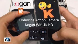 Unboxing KOGAN Action Camera 4K WIFI [upl. by Hirsch998]