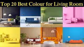 Top 20 living room two colour combination  Modern living room colour combination  hall colour [upl. by Coster654]