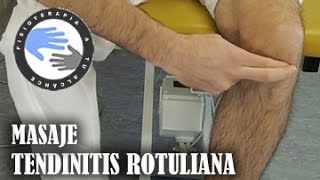 Masaje para la tendinitis rotuliana o de rodilla [upl. by Grunenwald]