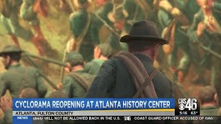 Cyclorama reopens at Atlanta History Center [upl. by Jowett]