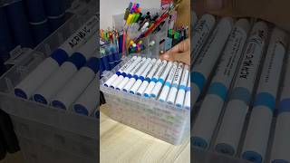 Organizing Cheap markers by colors cheaprmarker markers shorts [upl. by Fanya]