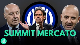 Calciomercato Inter VERTICE totale con Inzaghi TUTTI i nomi in Entrata e chi può partire [upl. by Olraced]