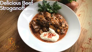 Delicious Beef Stroganoff [upl. by Banyaz]