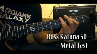 Boss Katana 50 Metal Test [upl. by Alice]