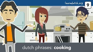 Learn Dutch phrases  preparing a meal using diminutives and ordinal numbers [upl. by Ahsikar]