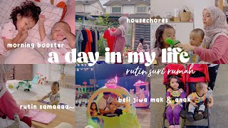 vlog  a day in my life  rutin suri rumah  macam ni laaaa hari2 [upl. by Devora]