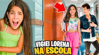 FILMEI LORENA ESCONDIDO NA ESCOLA E OLHA O QUE EU DESCOBRI Será que a letra é dele [upl. by Diahann]