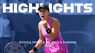 Jessica Pegula vs Paula Badosa  2024 Cincinnati Open Highlights [upl. by Nahtal558]