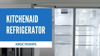 Kitchenaid Refrigerator KRSC703HPS [upl. by Laram758]