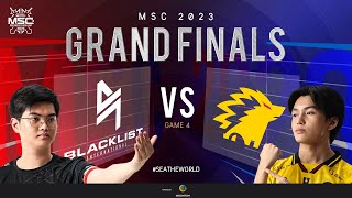 ID MSC Grand Finals  BLACKLIST INTERNATIONAL VS ONIC  Game 4 [upl. by Nicol]