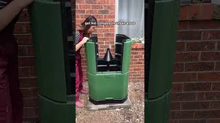 Setting up my new Aerobin 400L  Outdoor Compost Bin [upl. by Shanley]