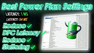 How to Create a Custom Power Plan for Gaming FIX DPC LATENCY [upl. by Atiner]