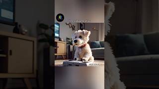 White puppy gets grounded 🤯 Ai Adaptation Audio fromGamerChadPlays [upl. by Nazus]