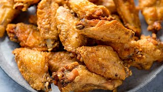 How to get the BEST Crispy Chicken Wings  Oven Baked Chicken Wings Recipe [upl. by Noelani598]